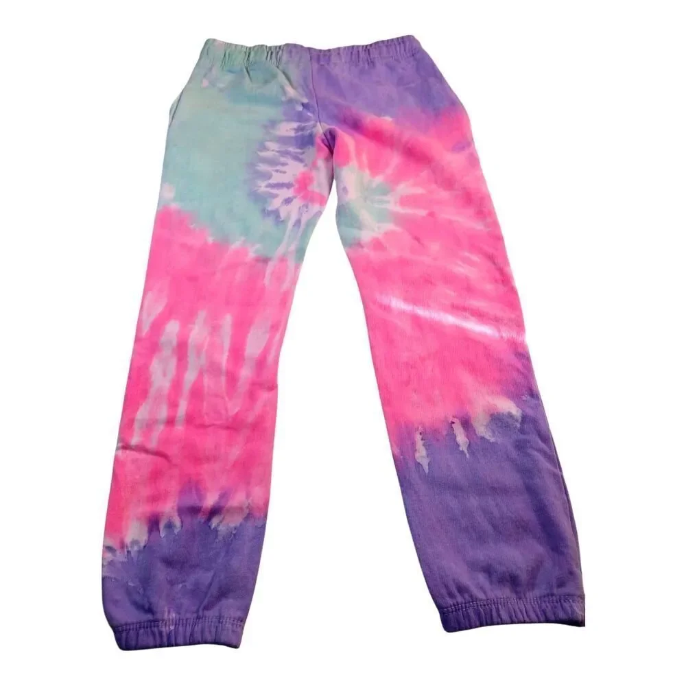 Dreamsides Kids Girls Tie Dye Sweatpants - Size Medium Very Cute!